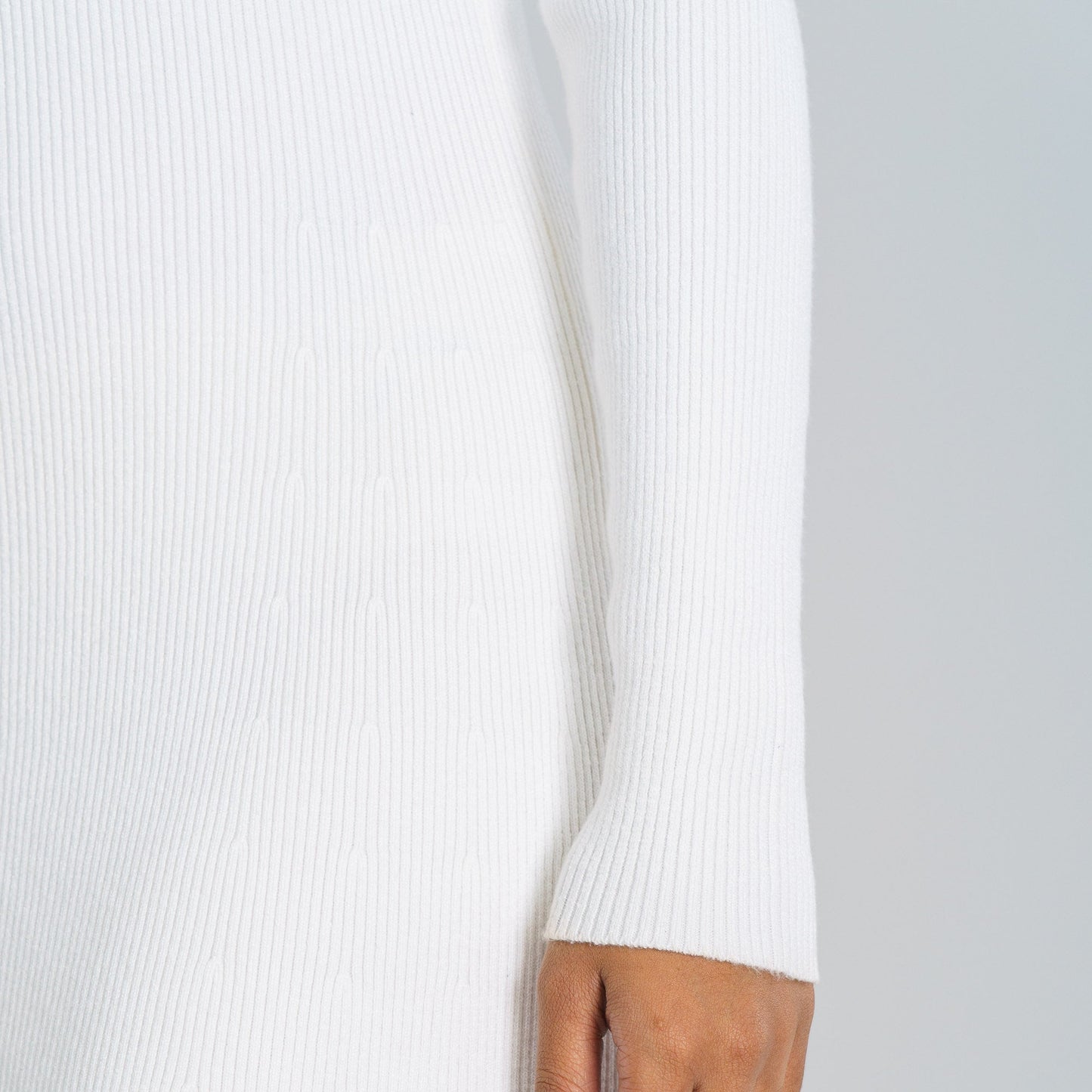 Women's White Sweater Dress