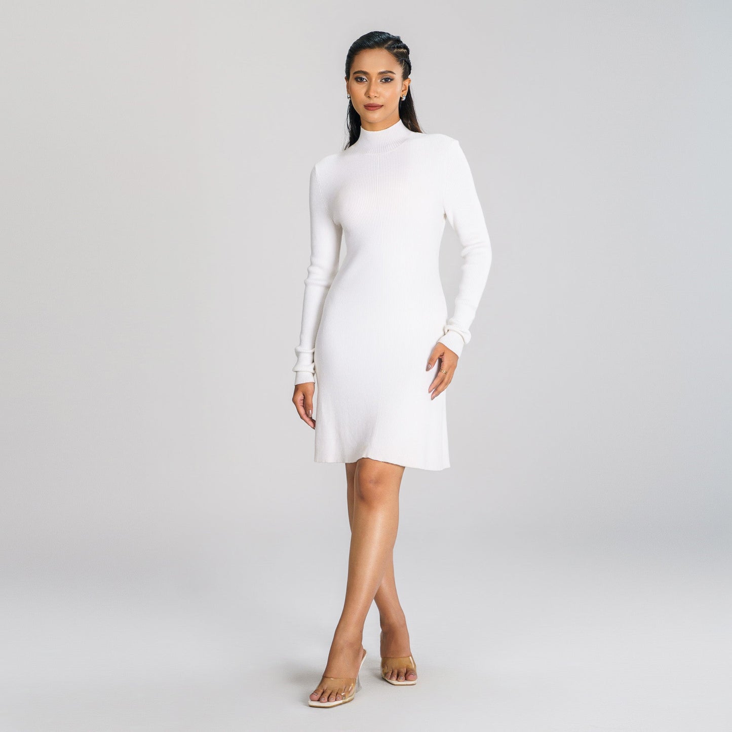 Women's White Sweater Dress