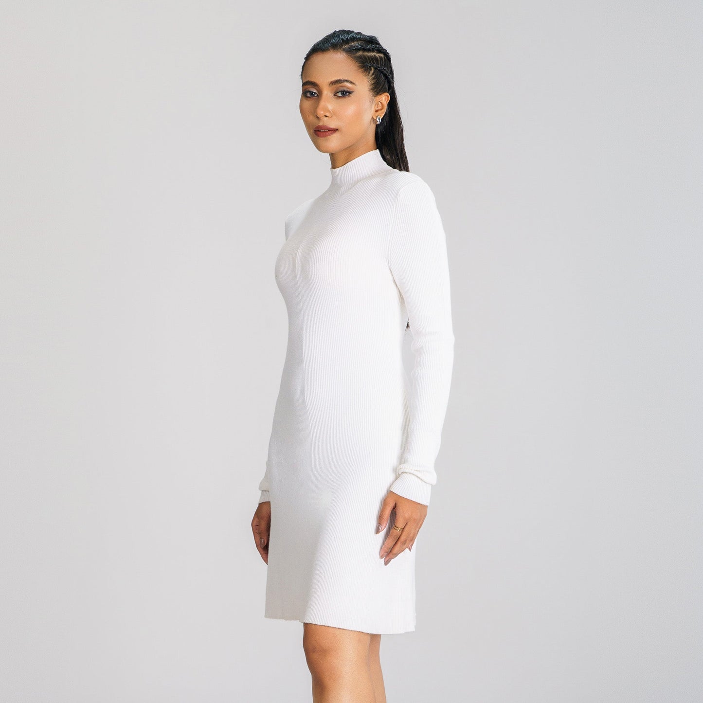 Women's White Sweater Dress