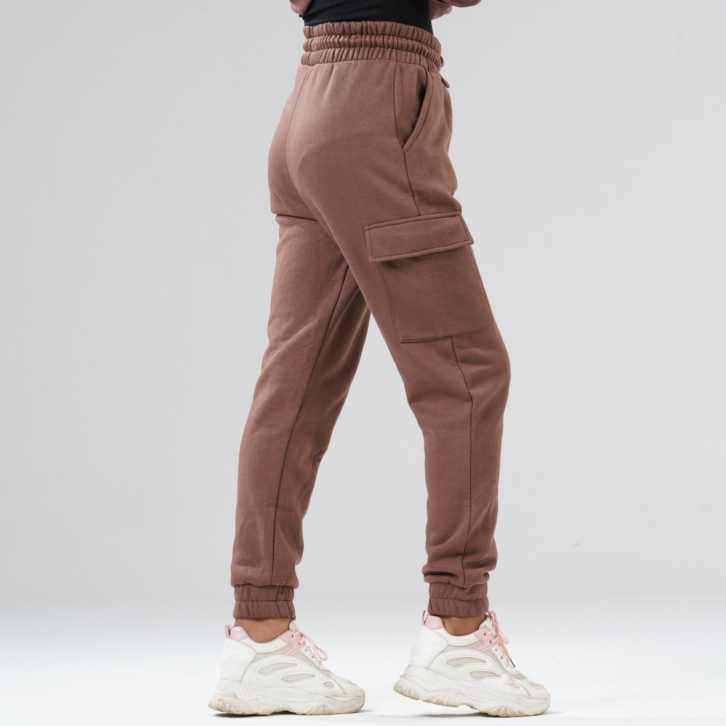 Womens Brown Joggars