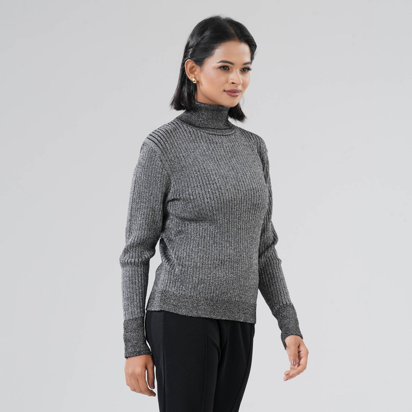 Women's Black Sweater Pullover