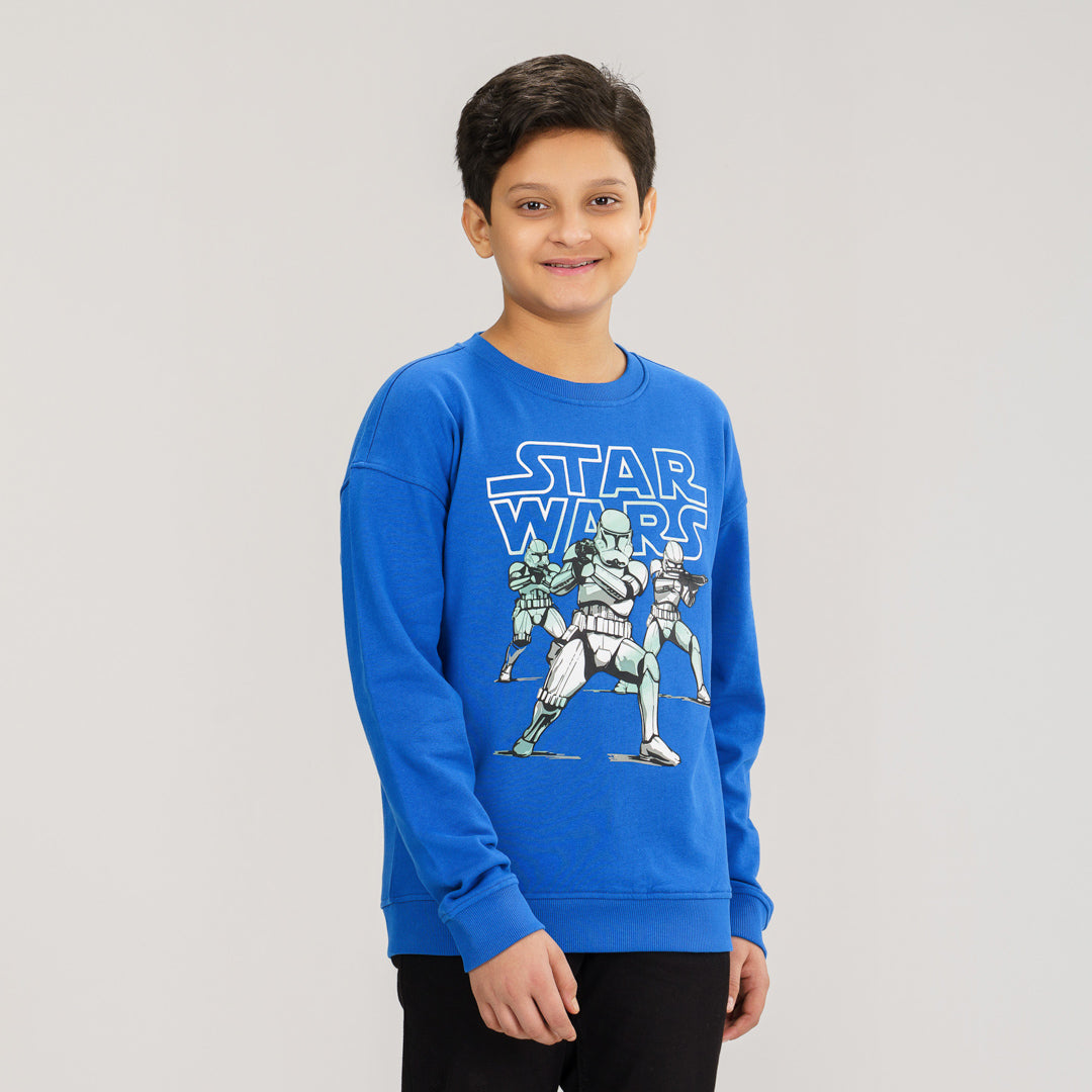 Boy's Blue Sweatshirt