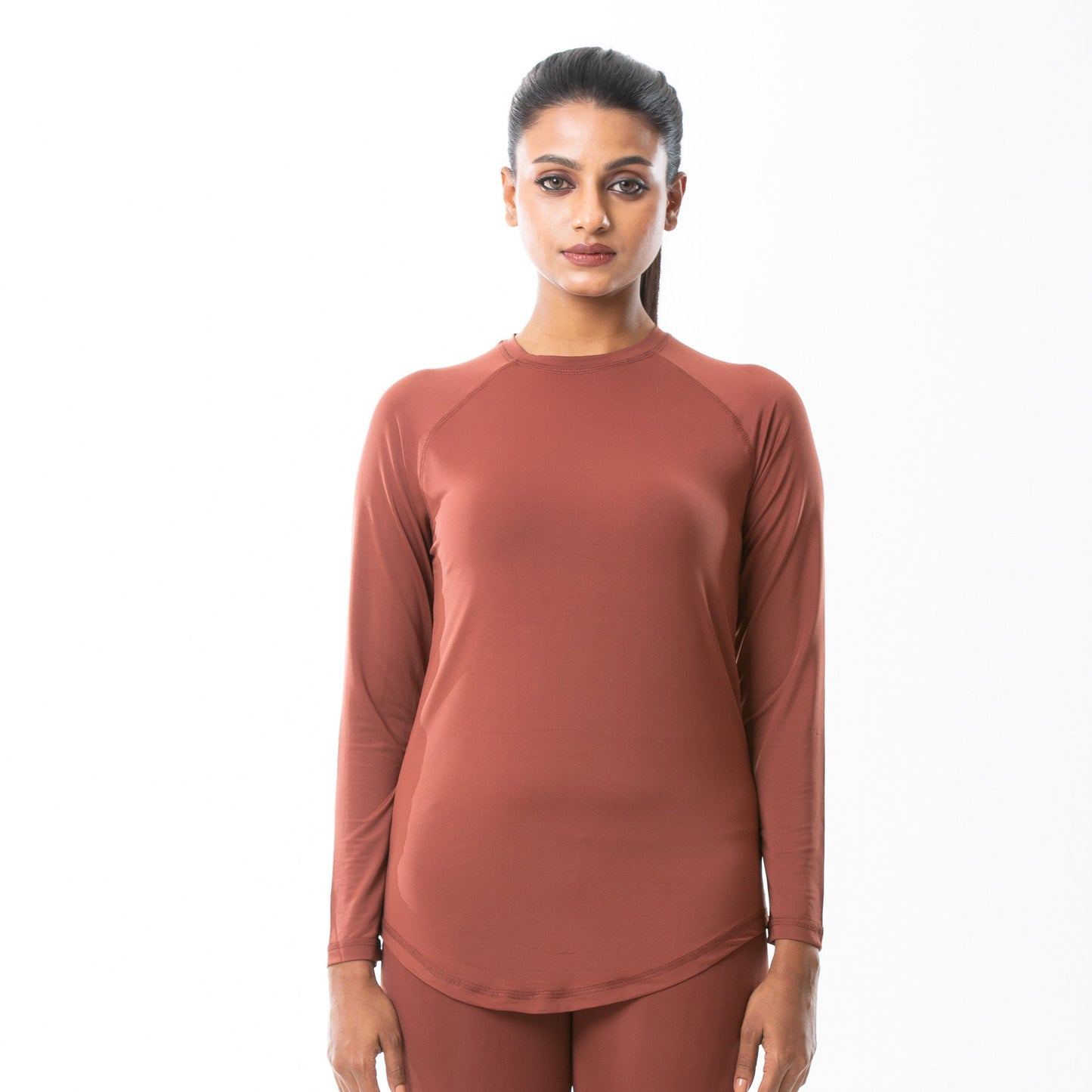 LADIES TOPS-BROWN