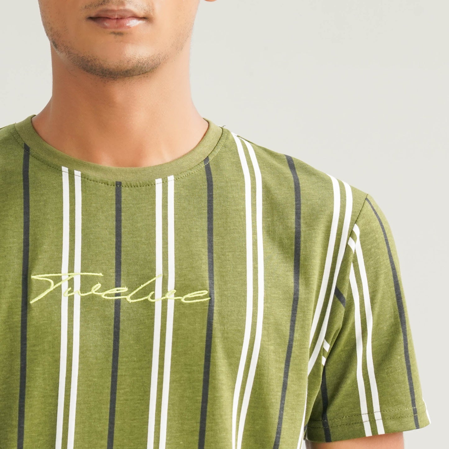 Mens Green Olive T- Shirt