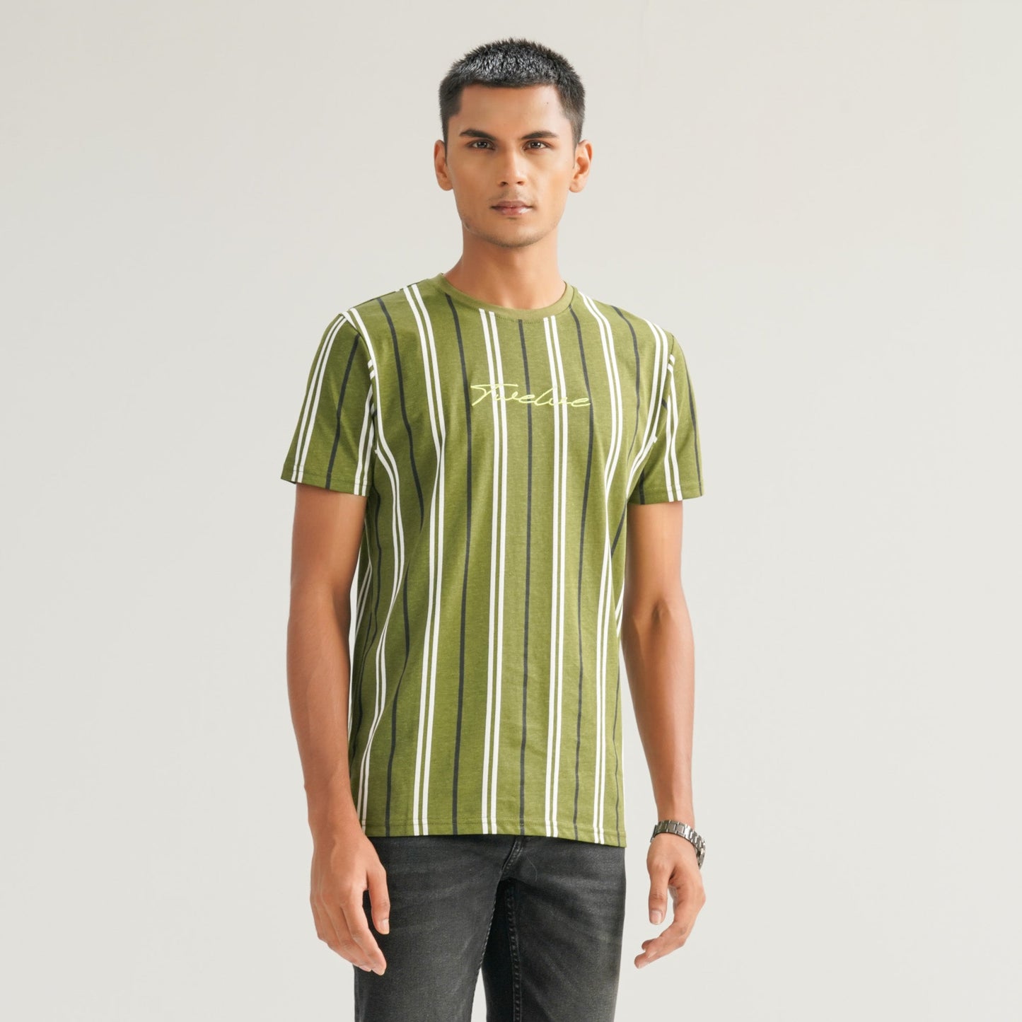 Mens Green Olive T- Shirt