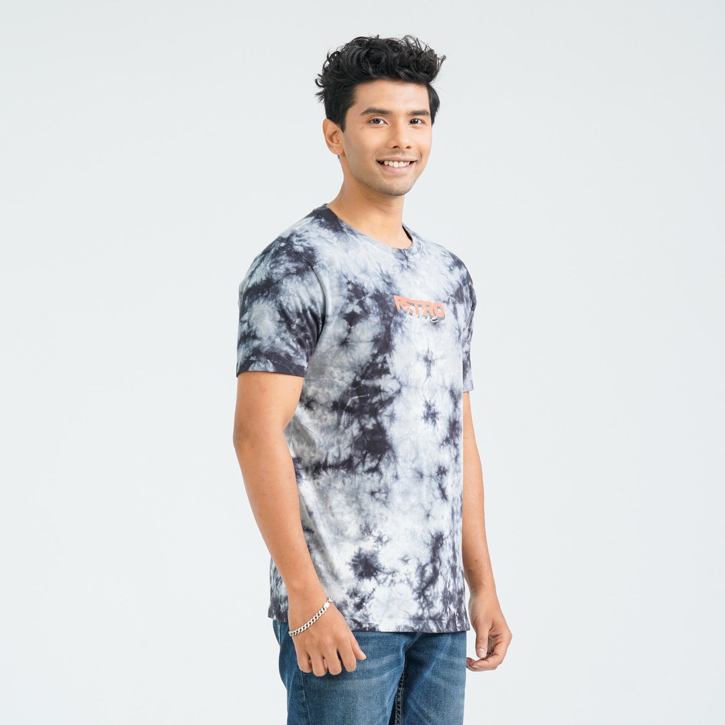 Men's Gray Cotton T-Shirt