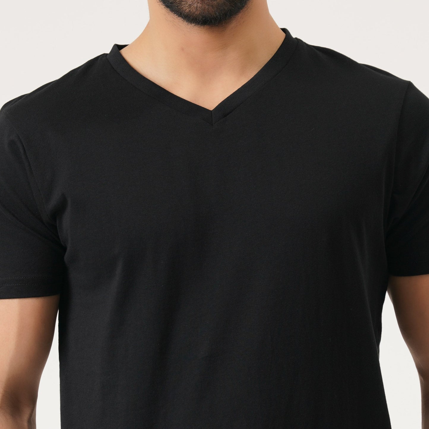 Mens Basic Black T- Shirt
