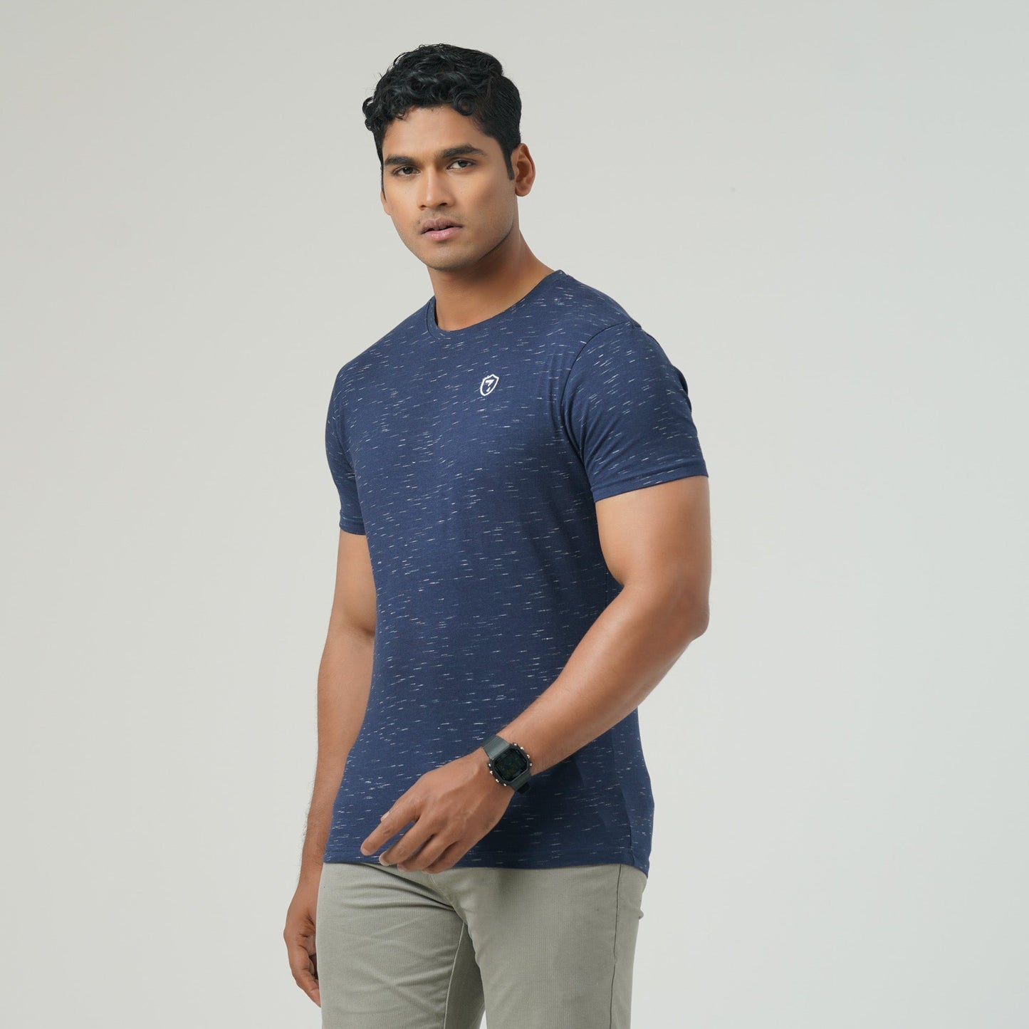 Mens Navy Blue T-Shirt
