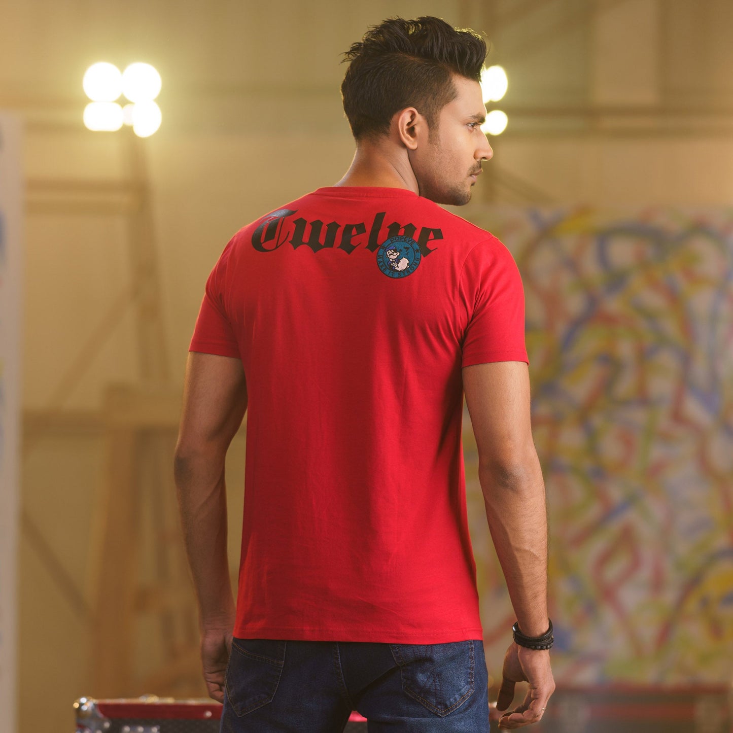 Men's Cotton Red T-Shirt