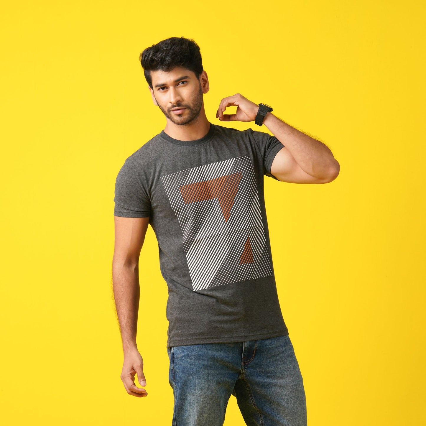 MENS T- SHIRT-BLACK