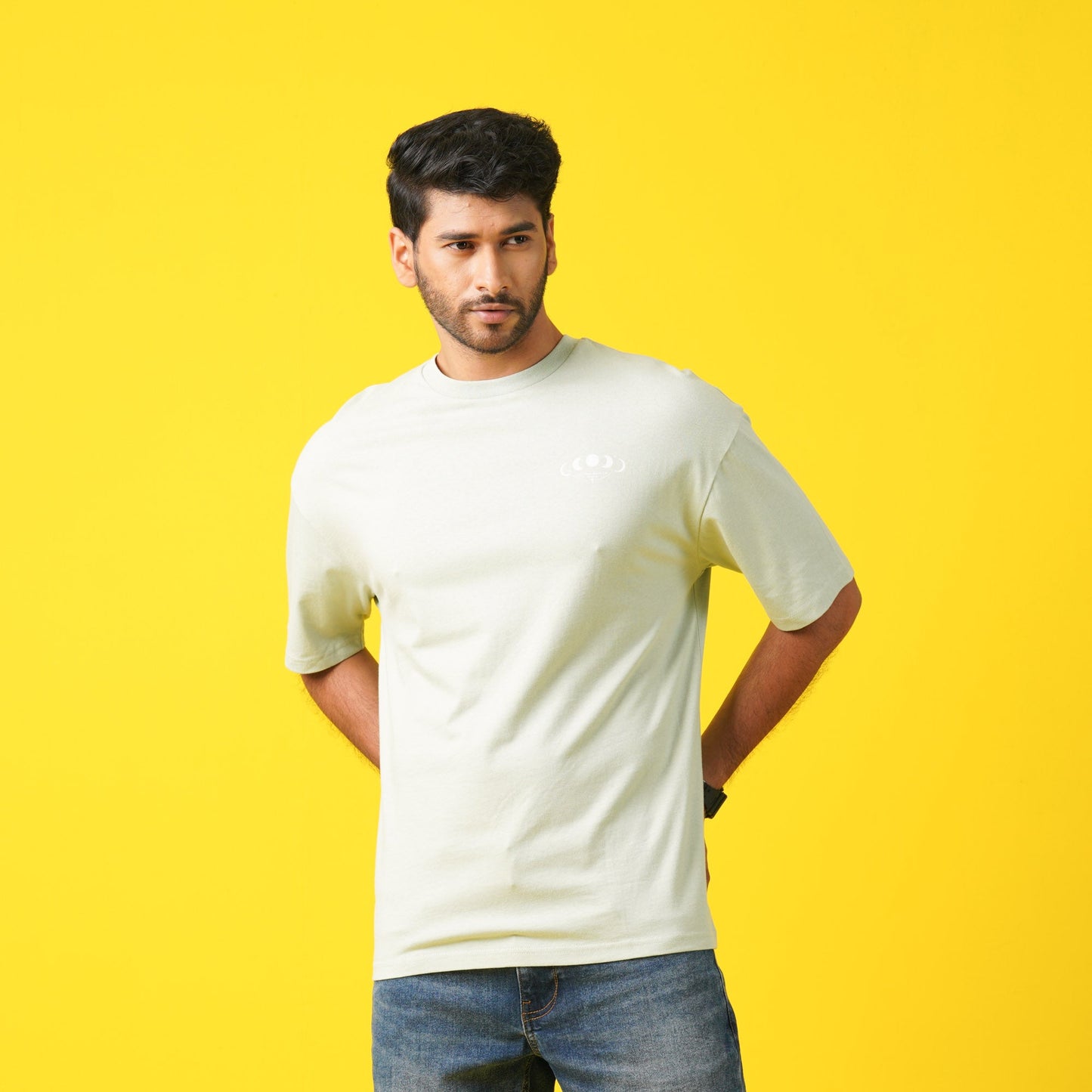MENS T- SHIRT-SEAFOAM