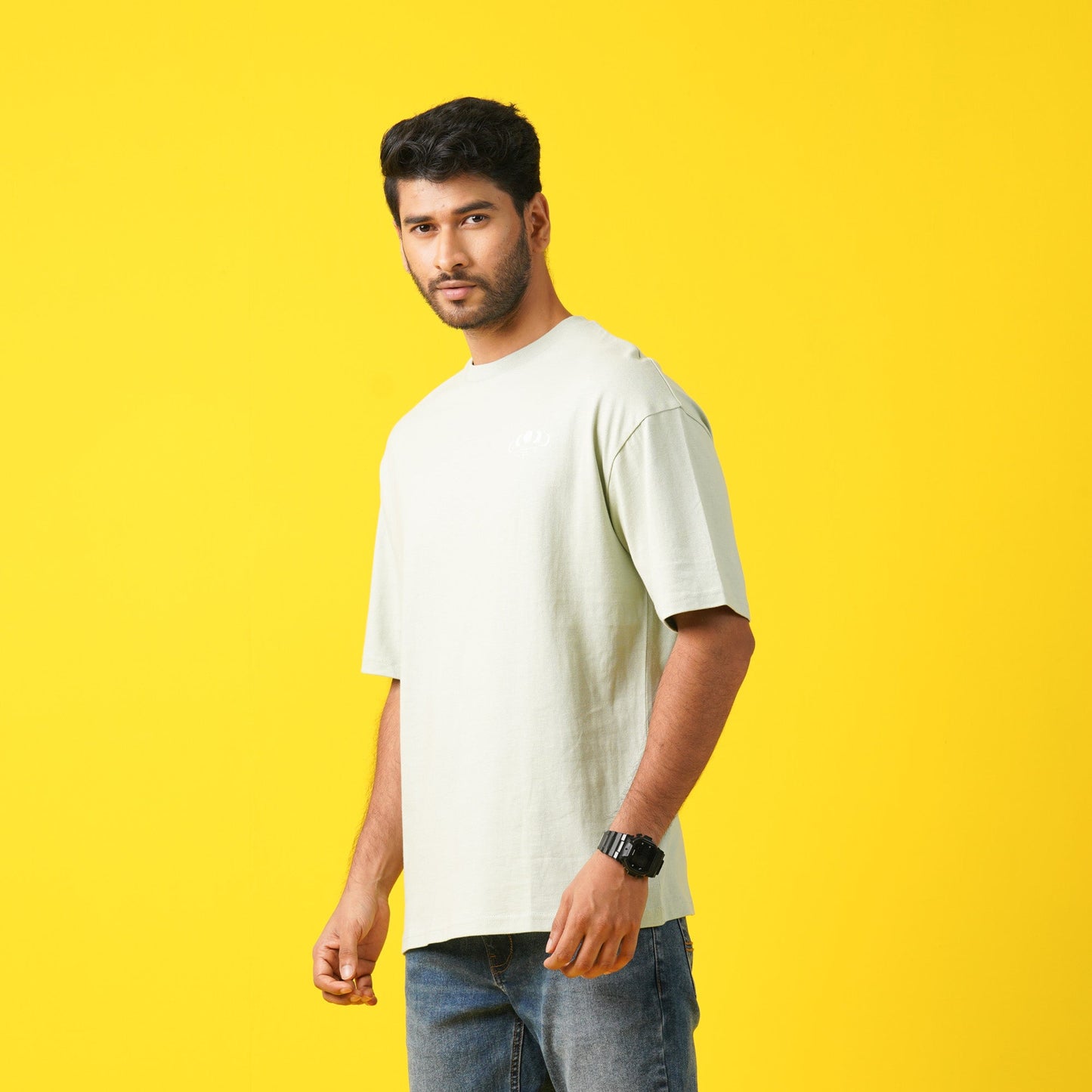 MENS T- SHIRT-SEAFOAM