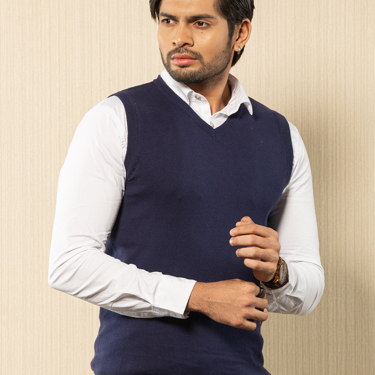 Mens Winter Vest- Navy