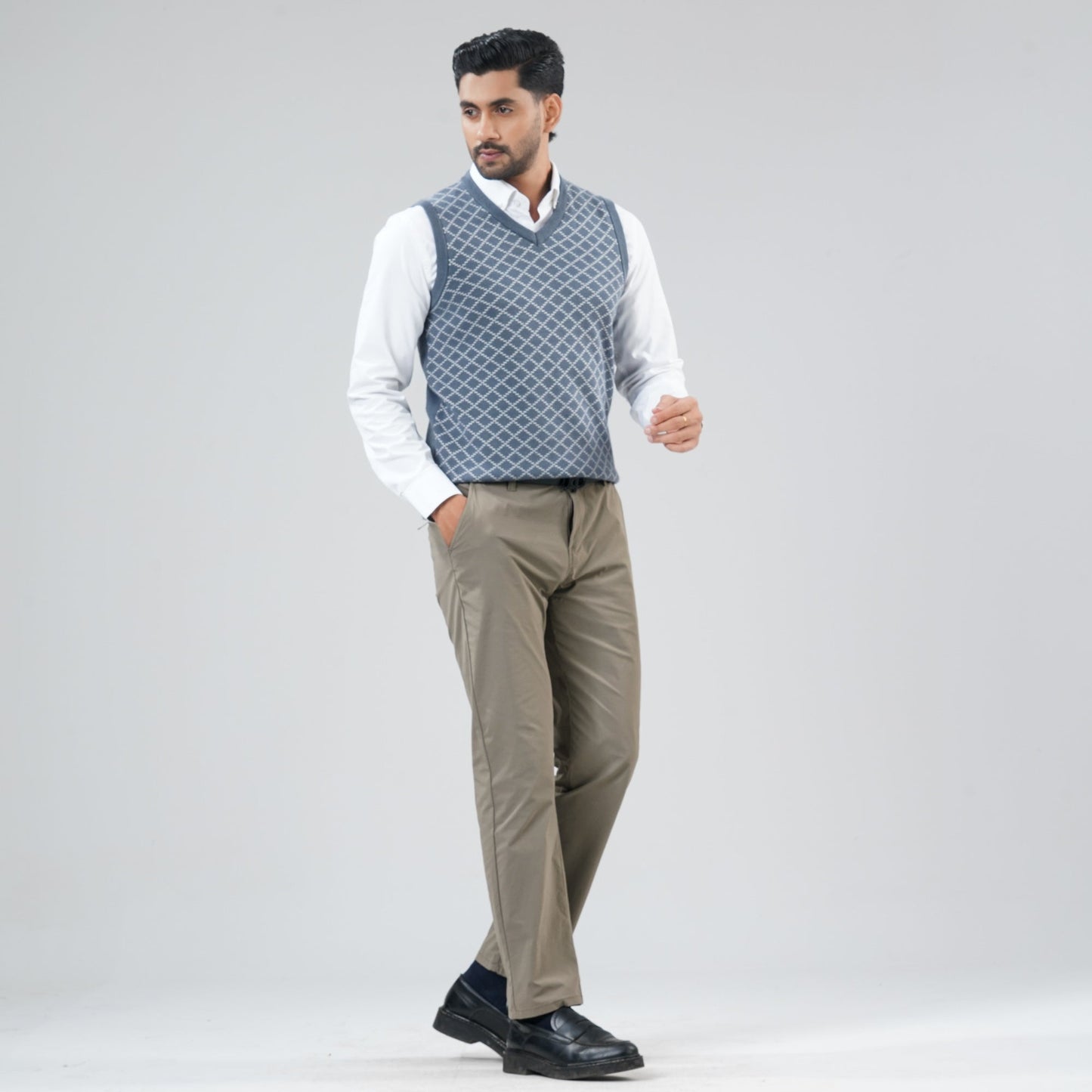 Men's Grey Sweater Vest