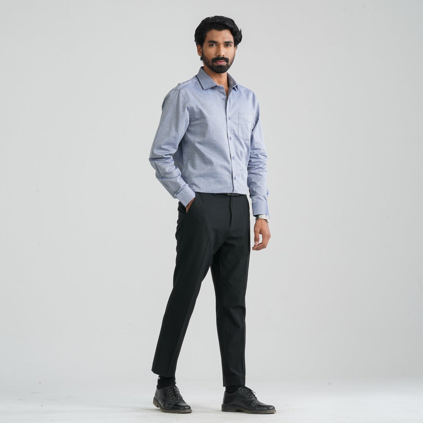 Men’s Grey Formal Shirt