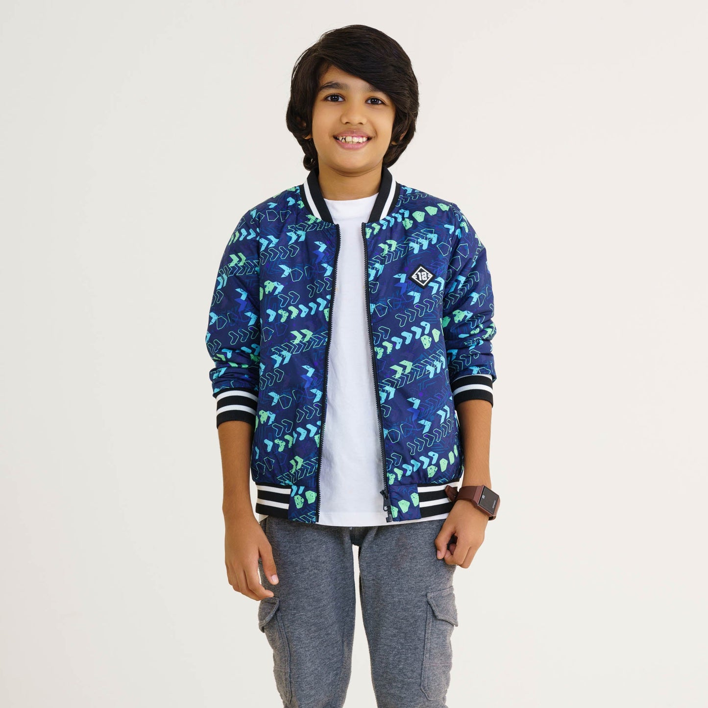 Baby Boy's Navy Bomber