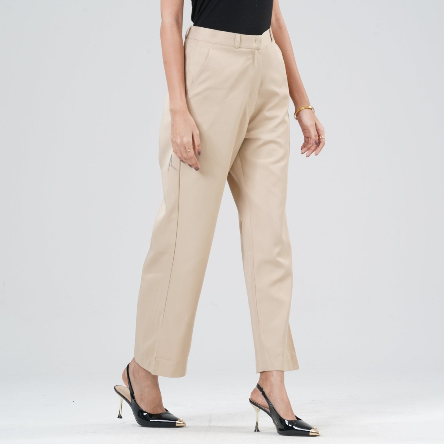 Womens Beige Pant