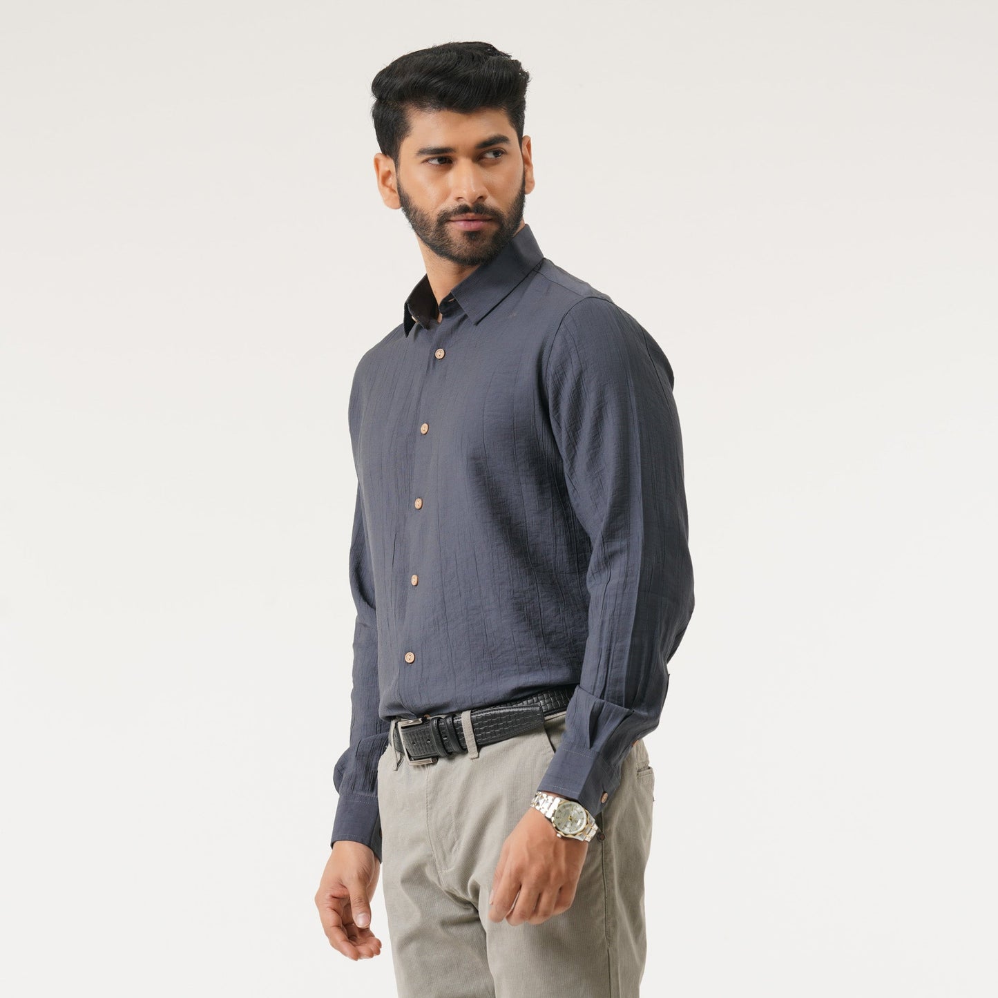 Mens L/S Dark Blue Shirt