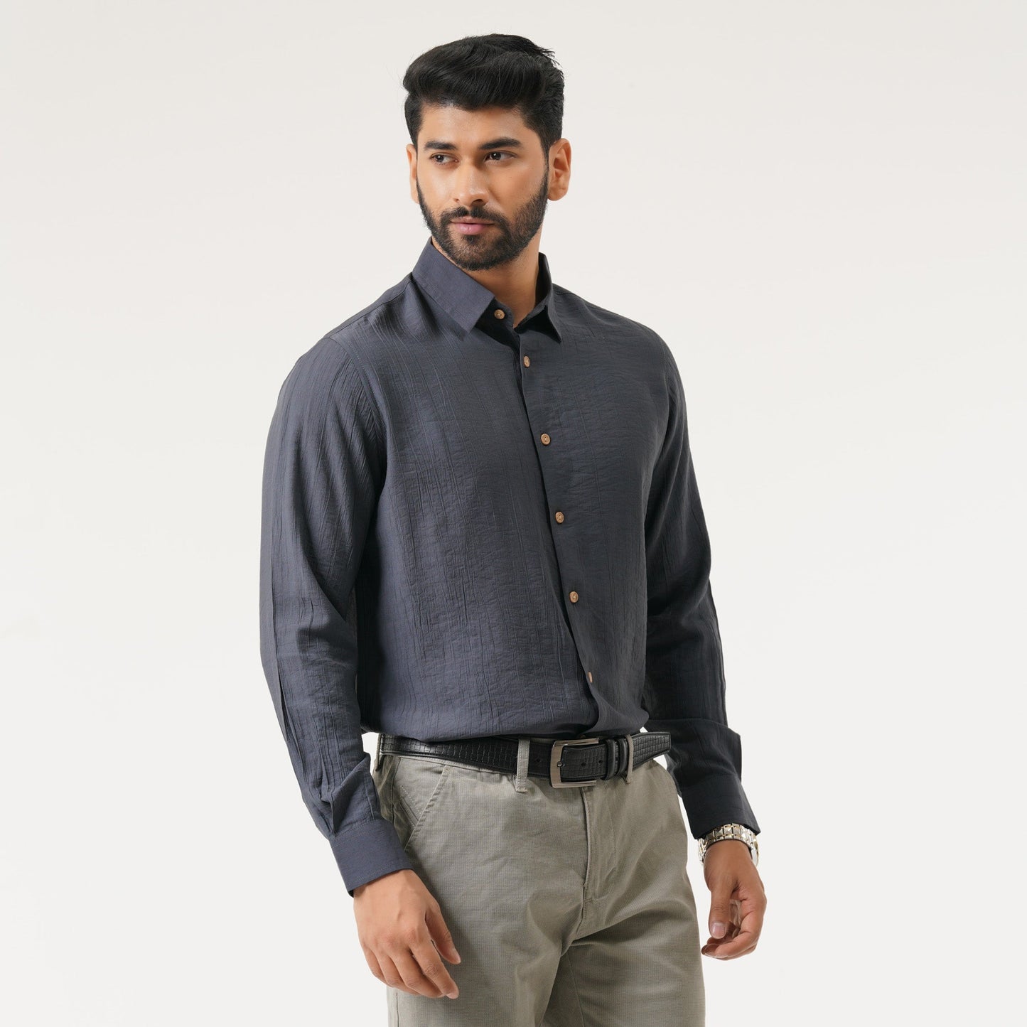 Mens L/S Dark Blue Shirt