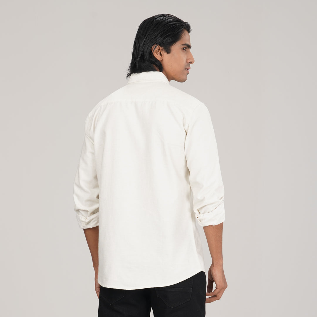Mens Off White L/S Shirt