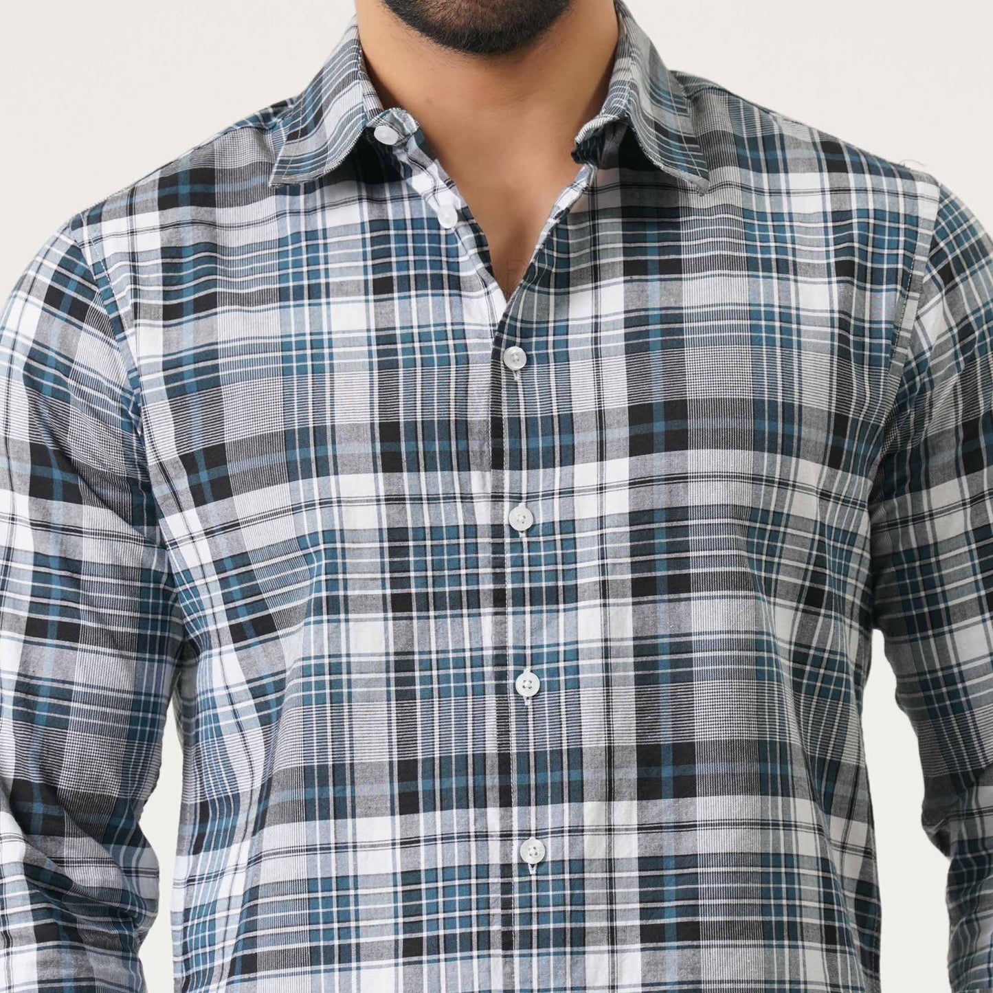 Mens Paste Check L/S Shirt