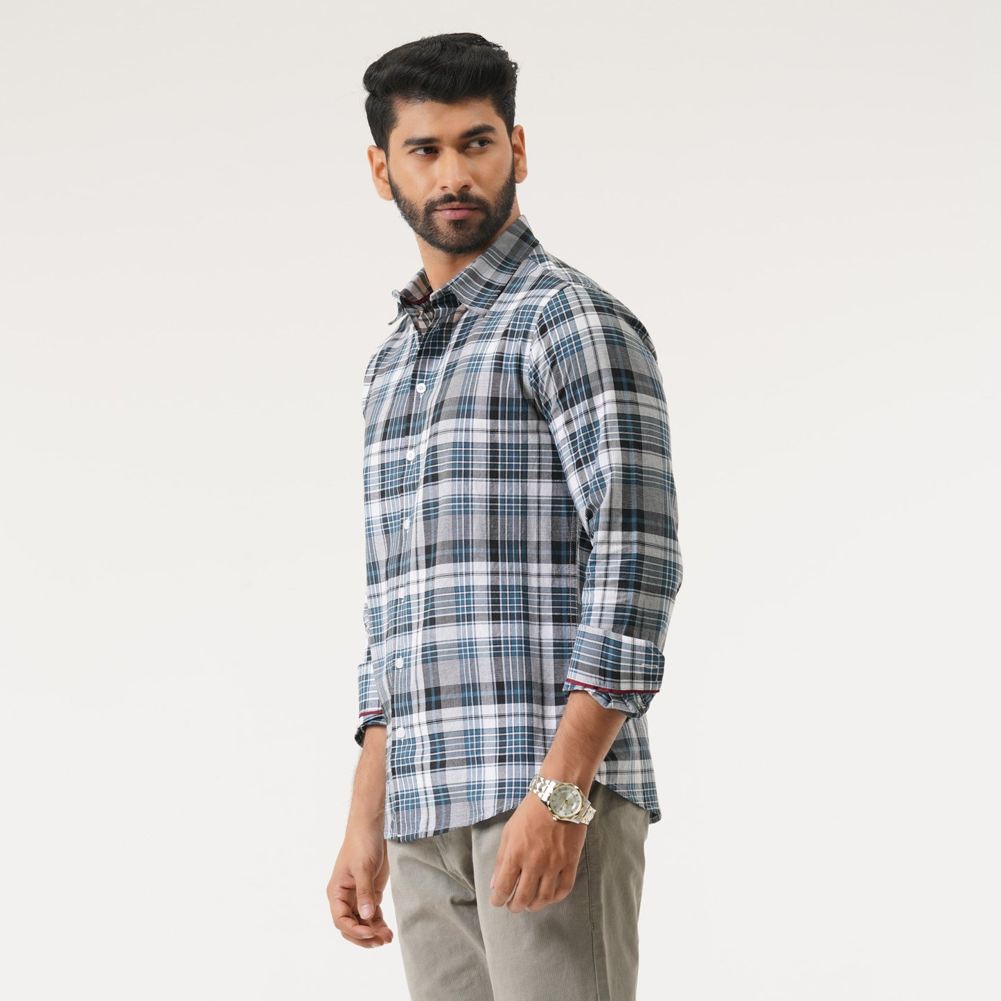 Mens Paste Check L/S Shirt