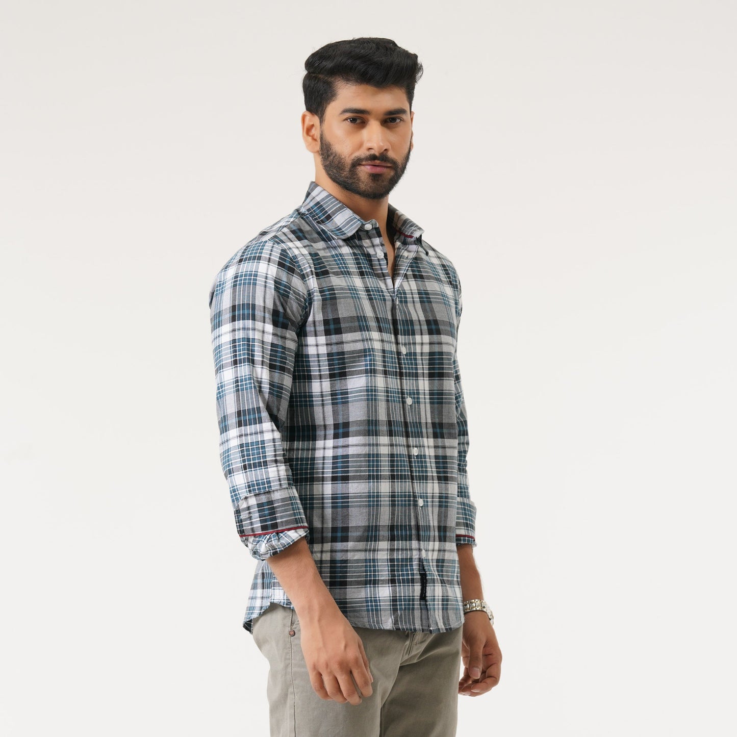 Mens Paste Check L/S Shirt