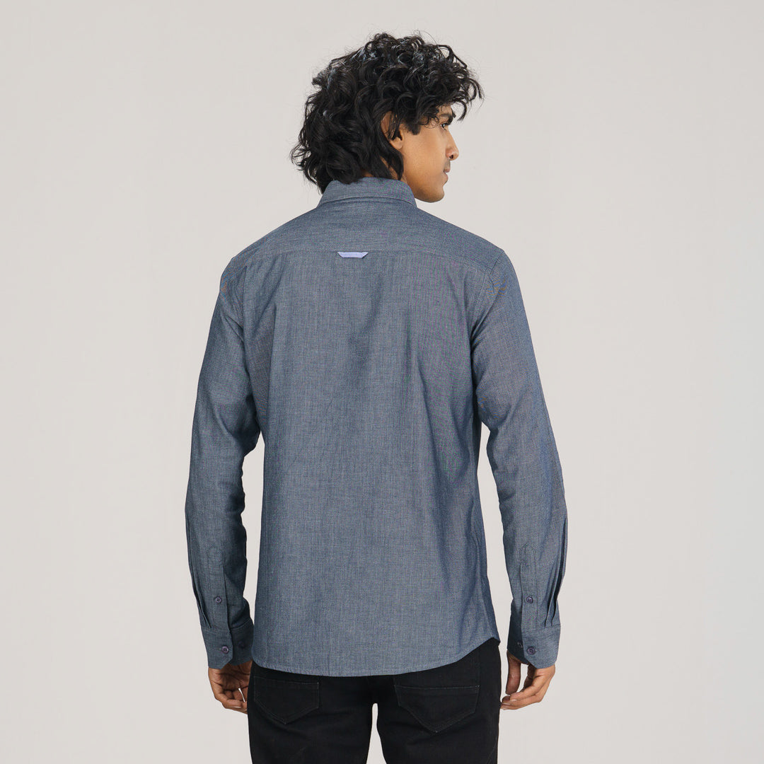 Mens Grey L/S Shirt
