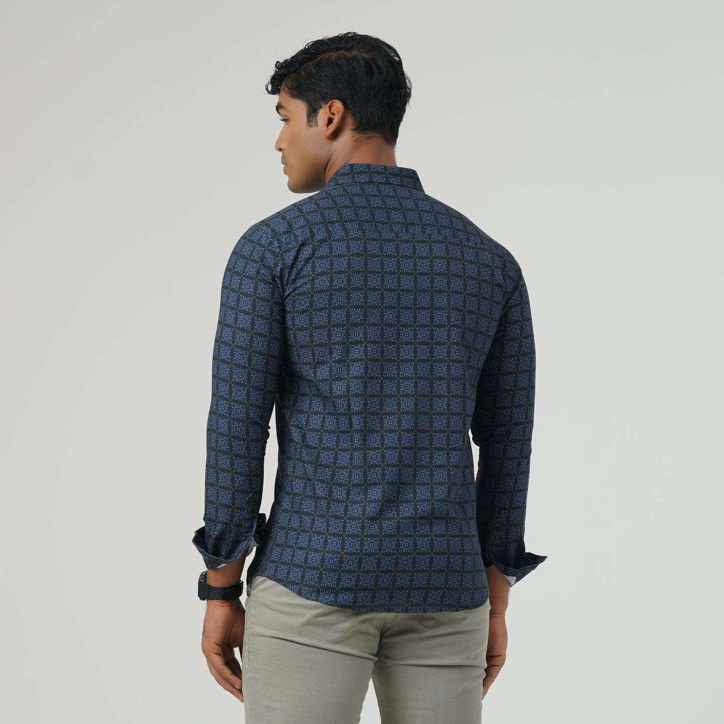 Mens Sky Blue Ls Shirt