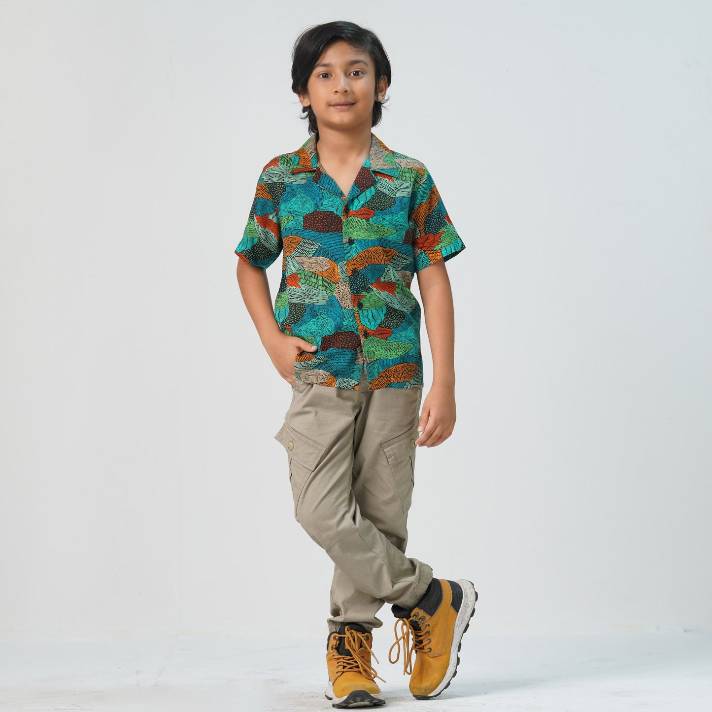 Boys Multi AOP Shirt