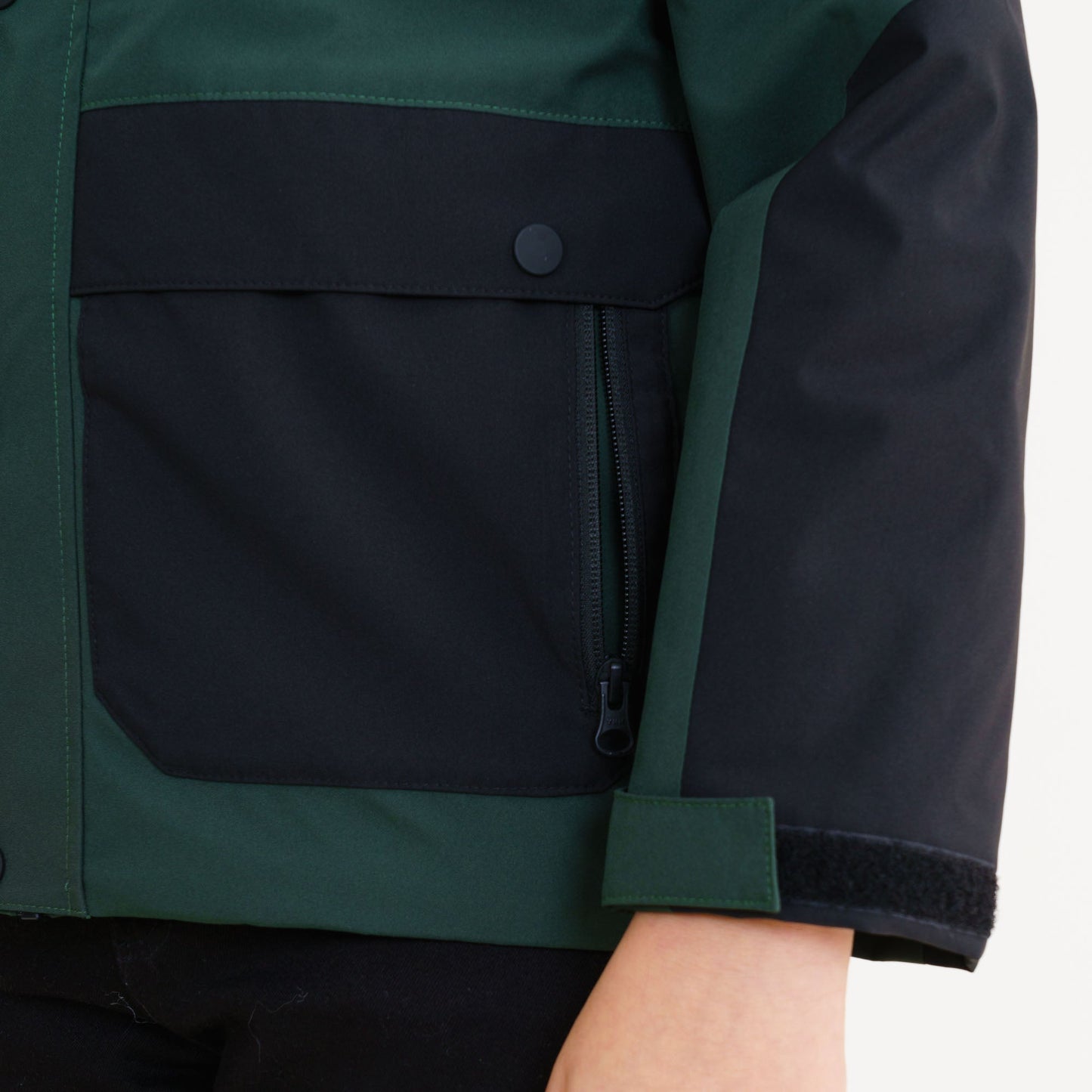 Boys' Olive Quilted Jacket