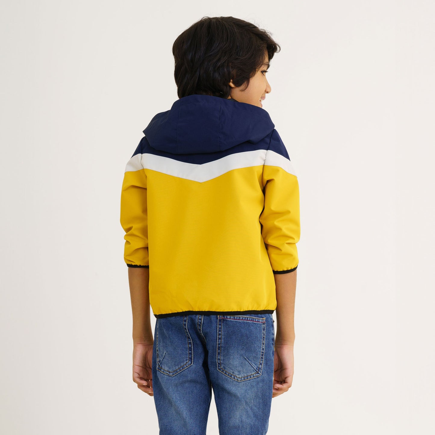 Baby Boy's Mustard & Navy Jacket