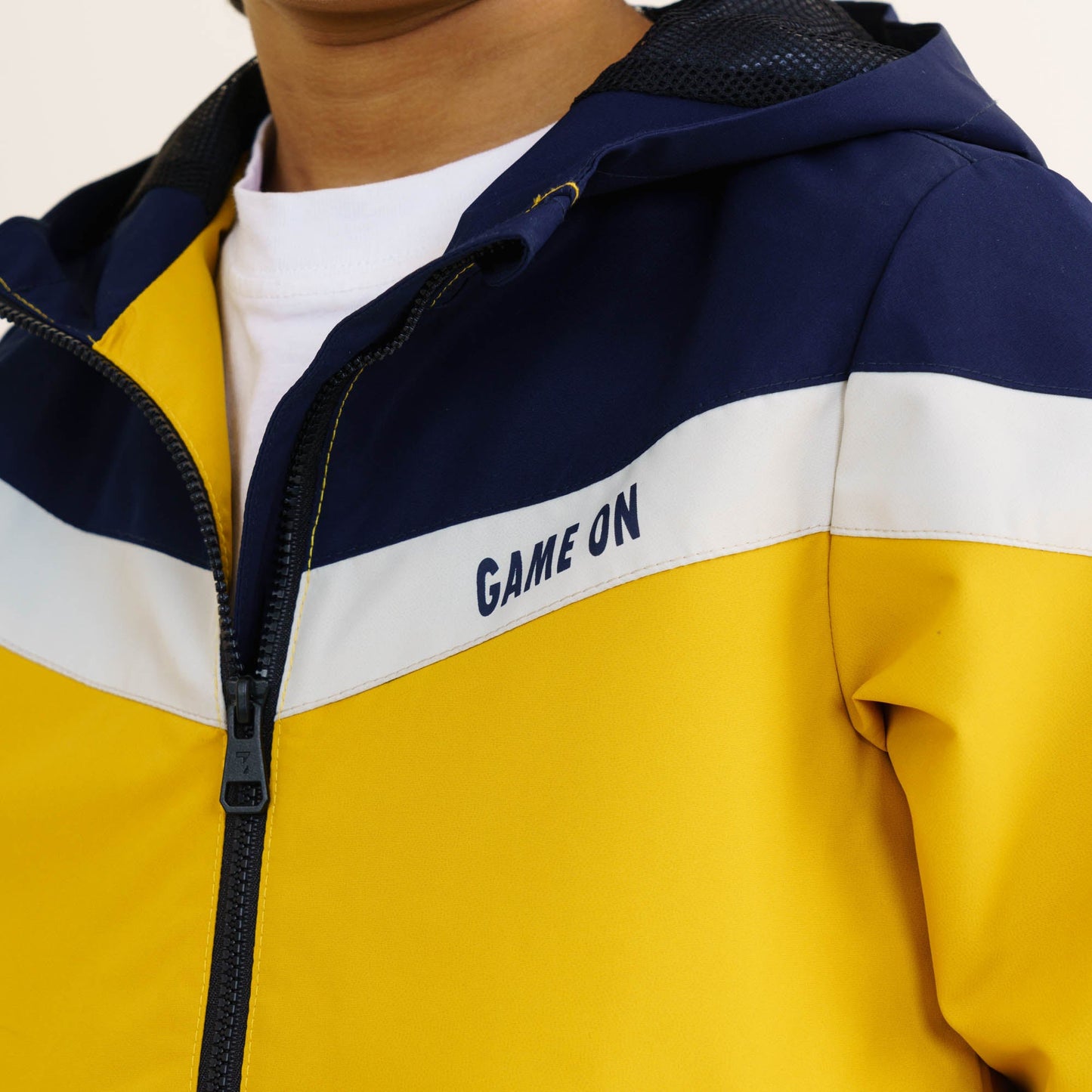 Baby Boy's Mustard & Navy Jacket