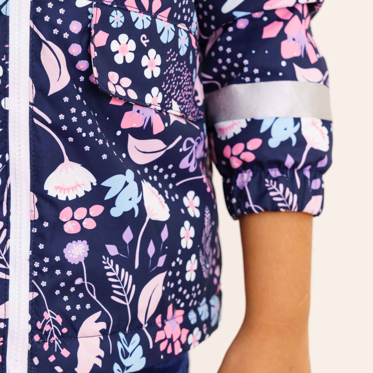 Baby Girls Printed Windbreaker