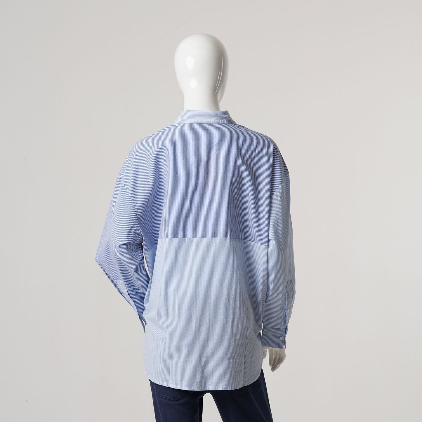 LADIES CASUAL SHIRT-BLUE-1
