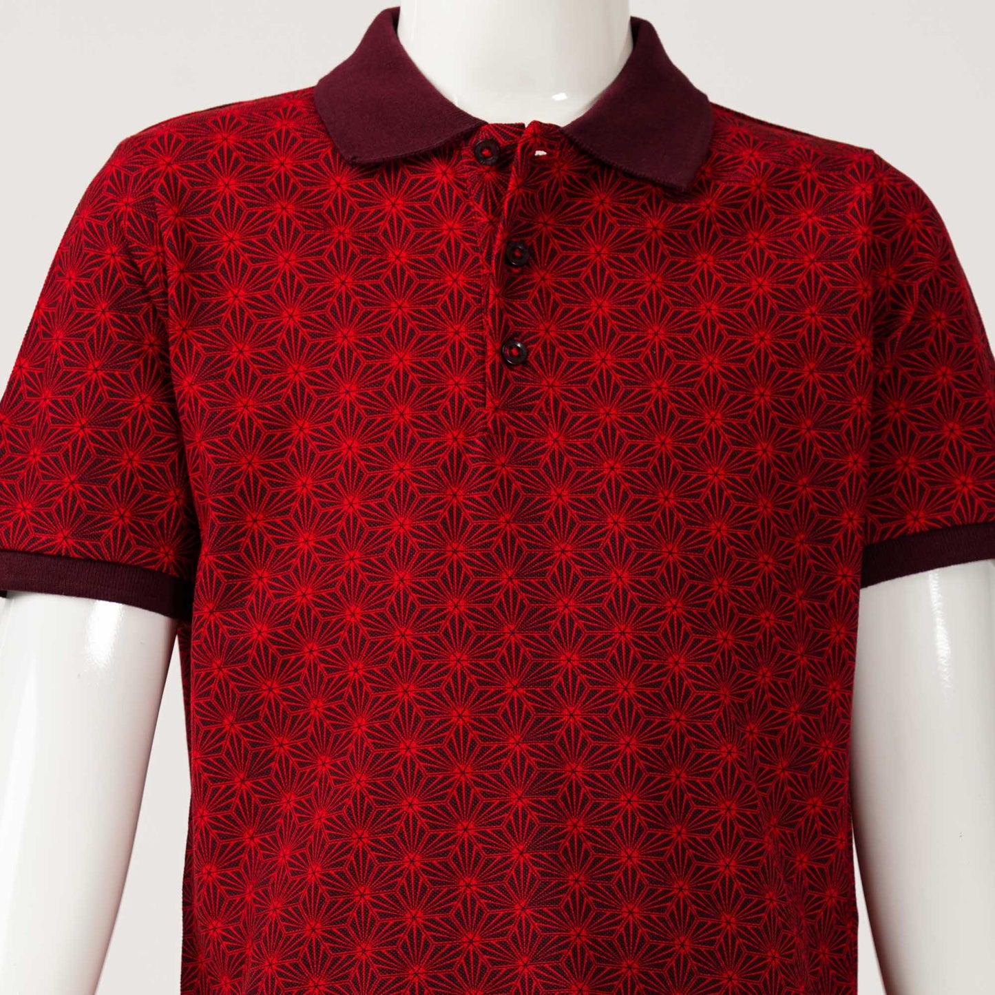 Boys Maroon Aop Polo