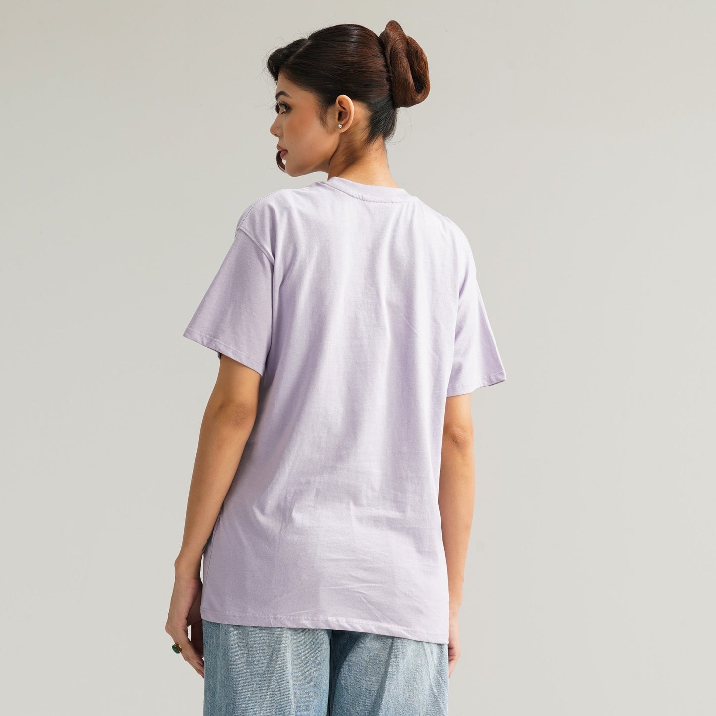 Womens Lavender Oversize T-Shirt