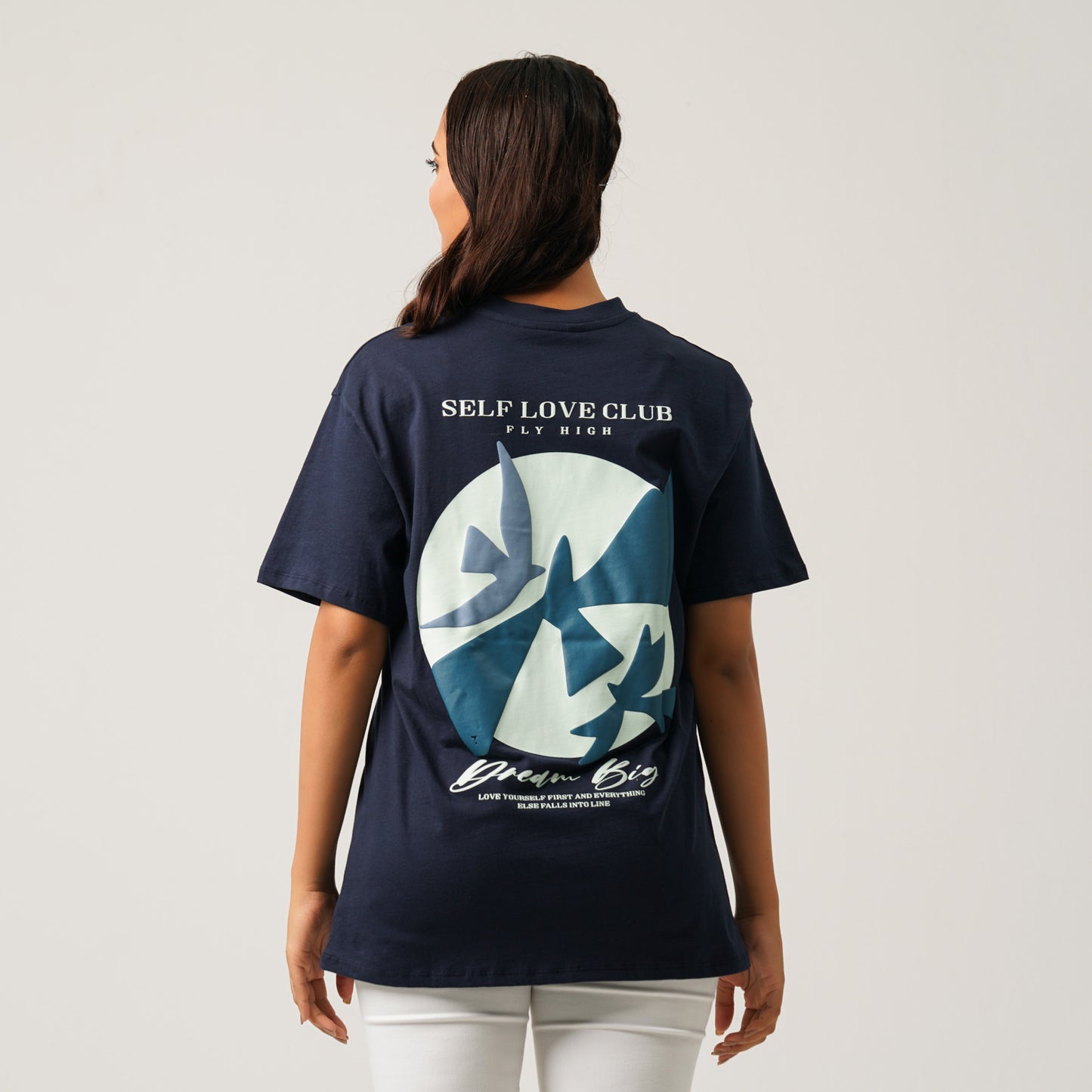 Womens Navy Blue T-shirt
