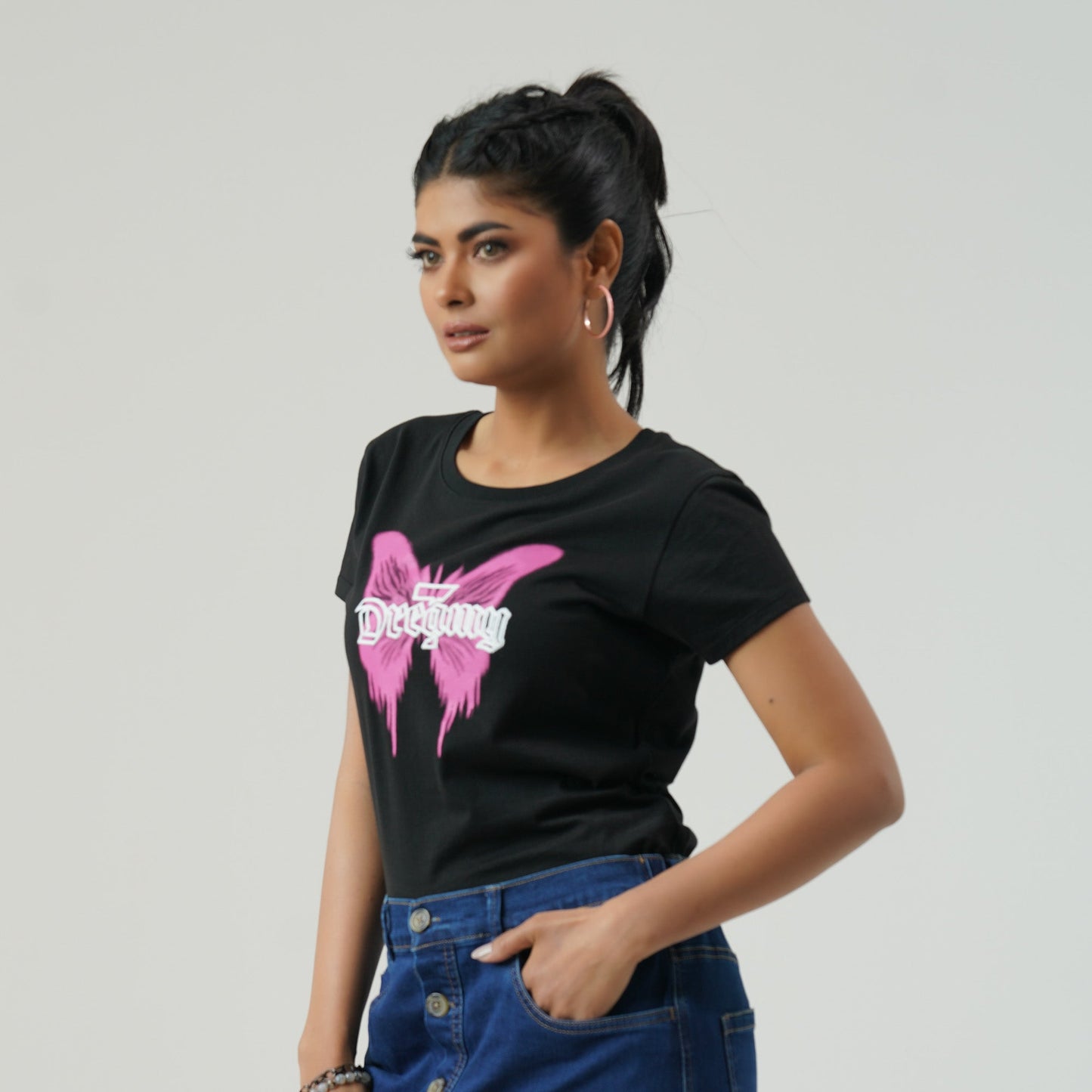 Womens Black T-shirt