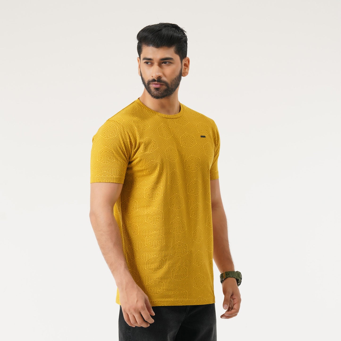 Mens T-Shirt Mustard