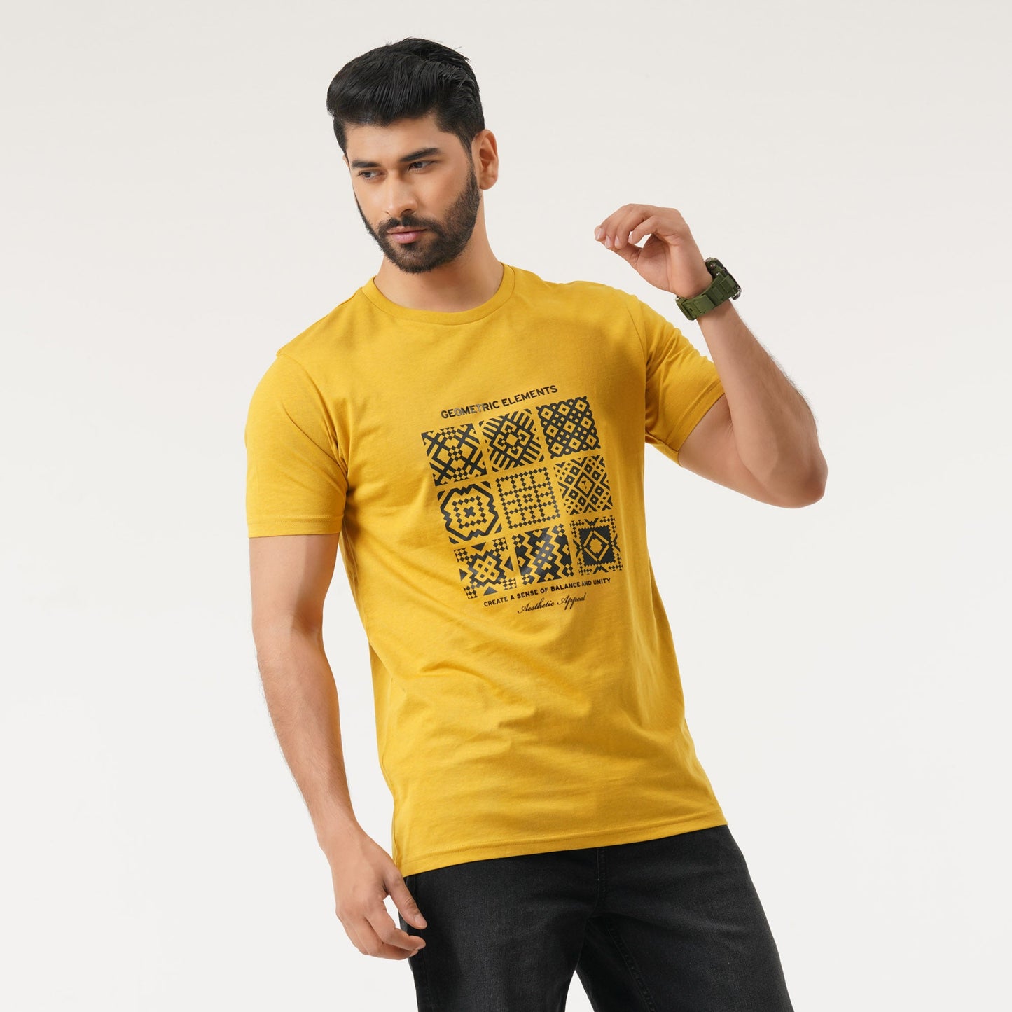 Mens Mustard T-Shirt