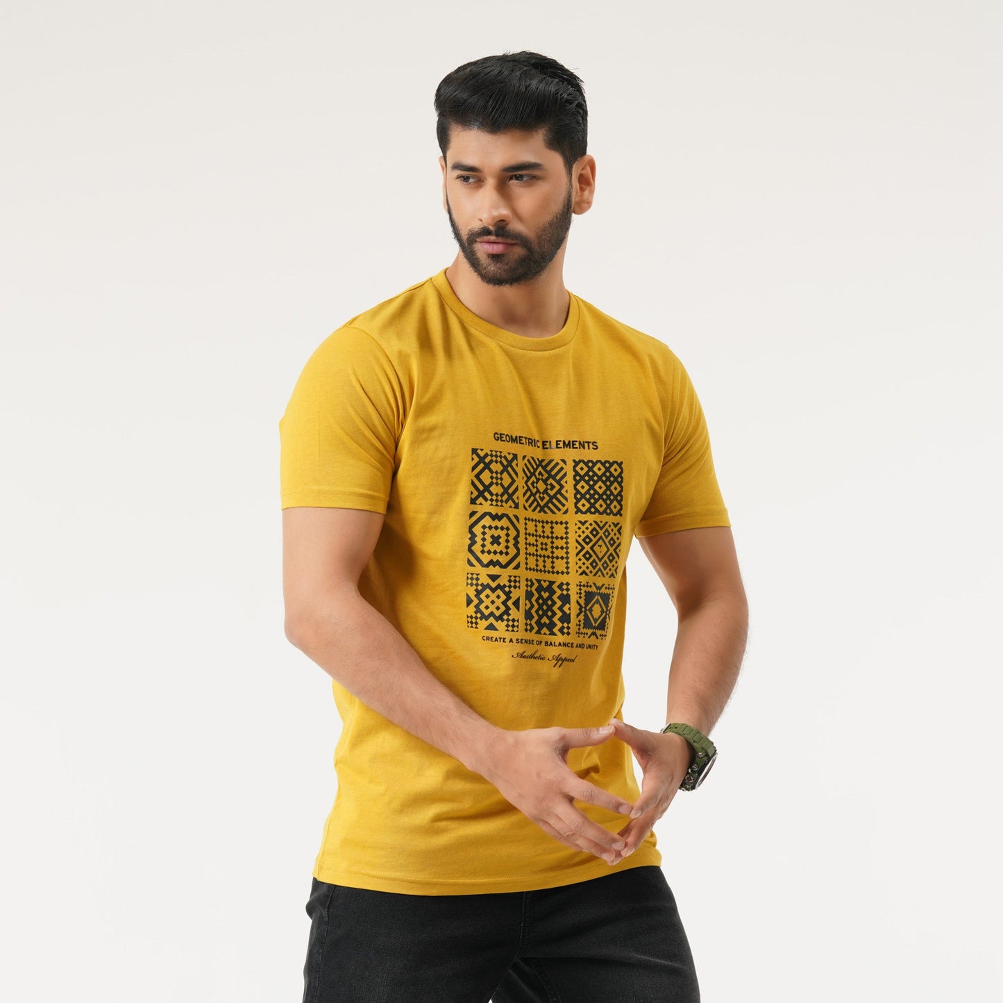 Mens Mustard T-Shirt