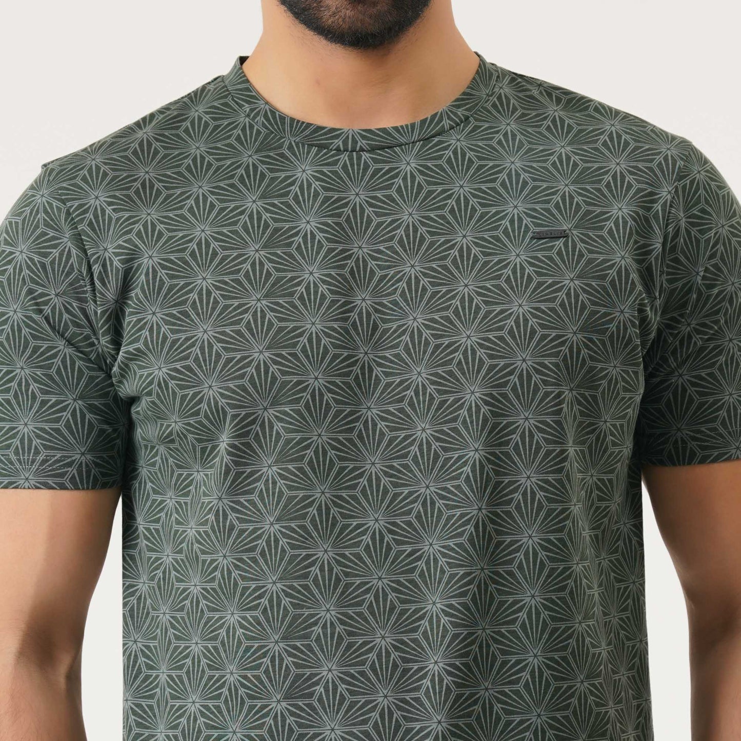 Mens Charcoal Green T-Shirt