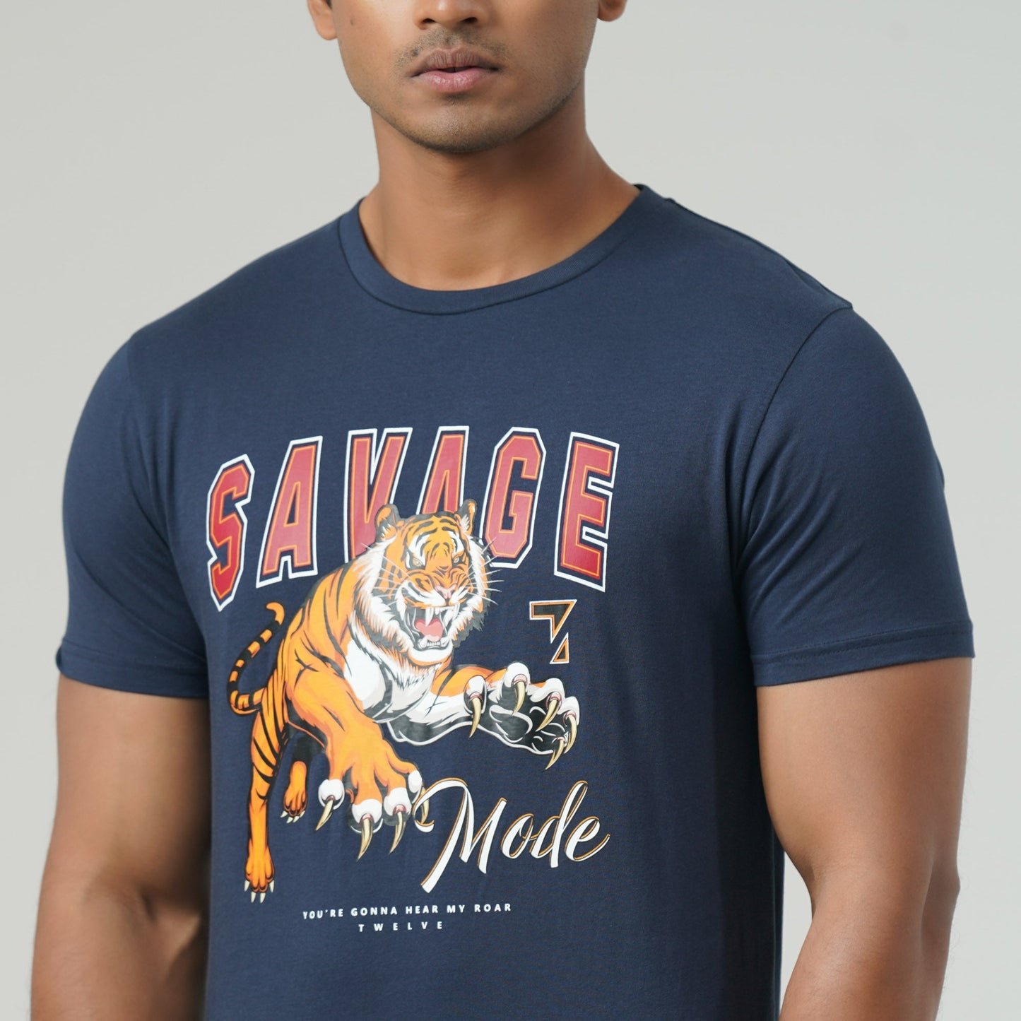 Mens Navy Blue T-Shirt