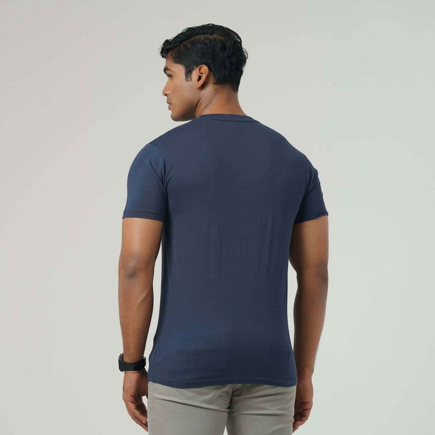 Mens Navy Blue T-Shirt