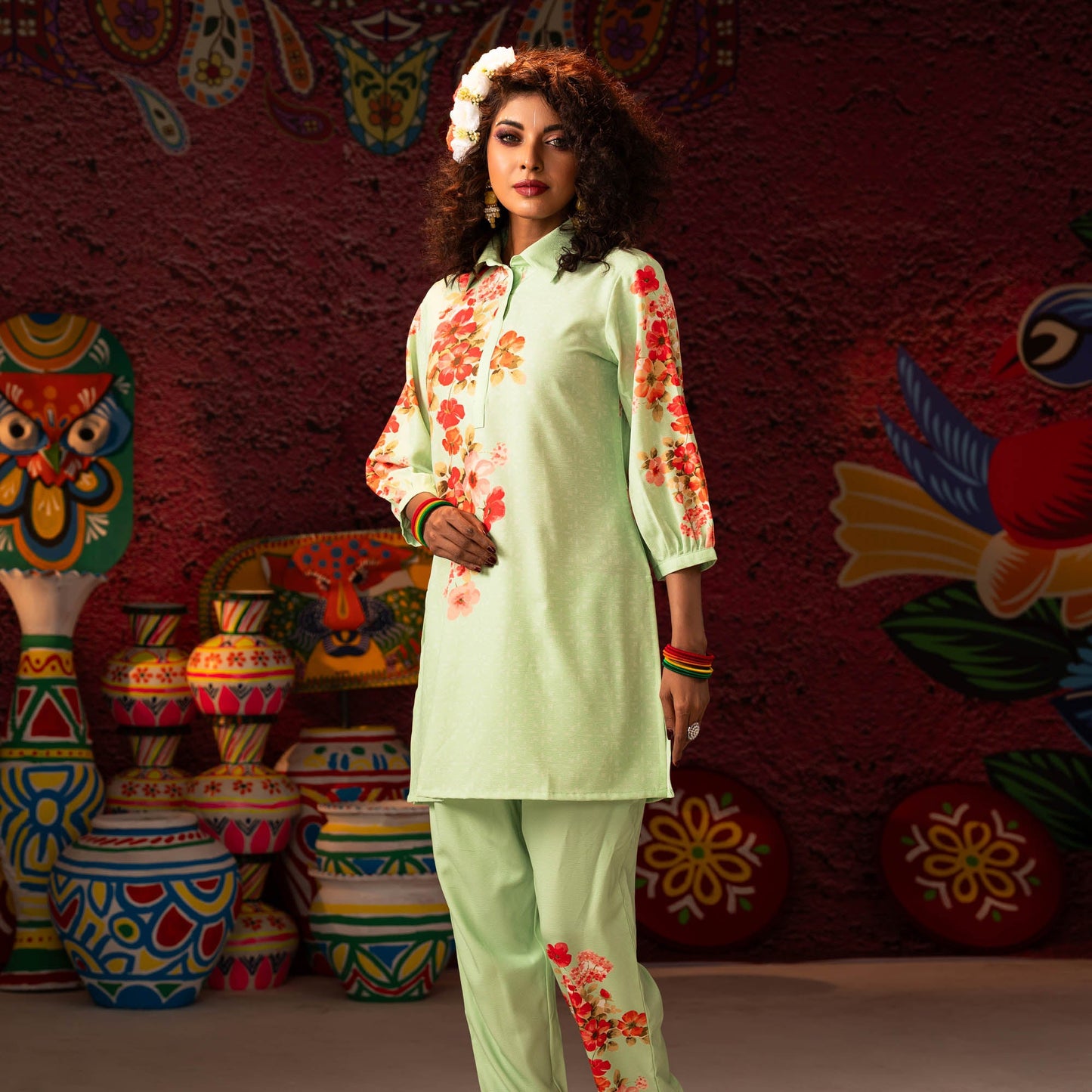 Womens Paste Two Piece Set