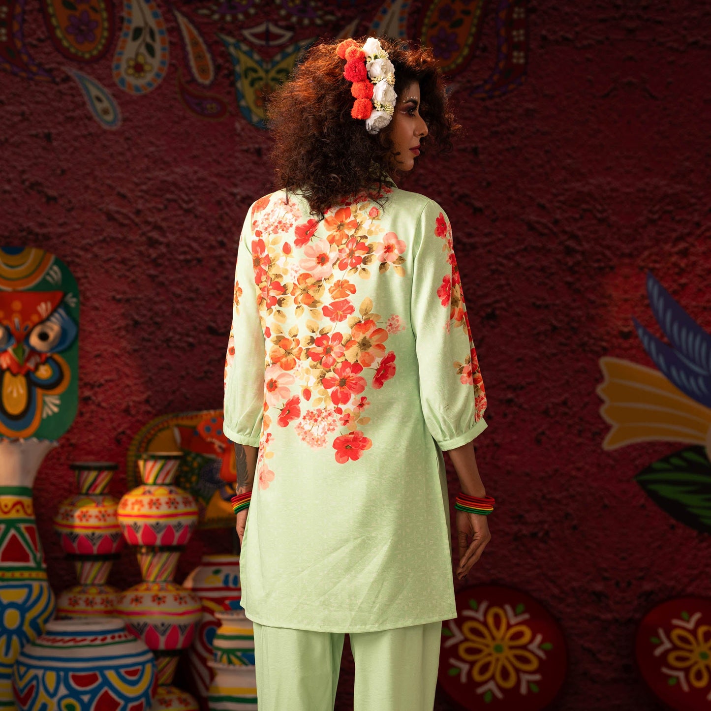 Womens Paste Two Piece Set