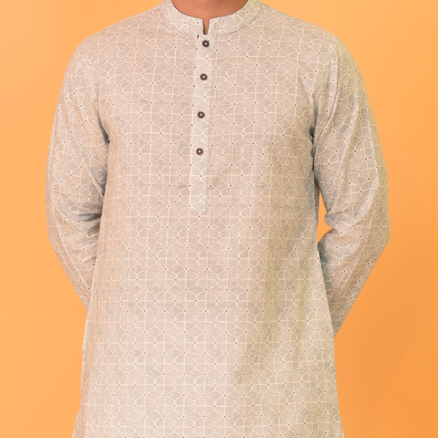 Mens Basic Green Panjabi