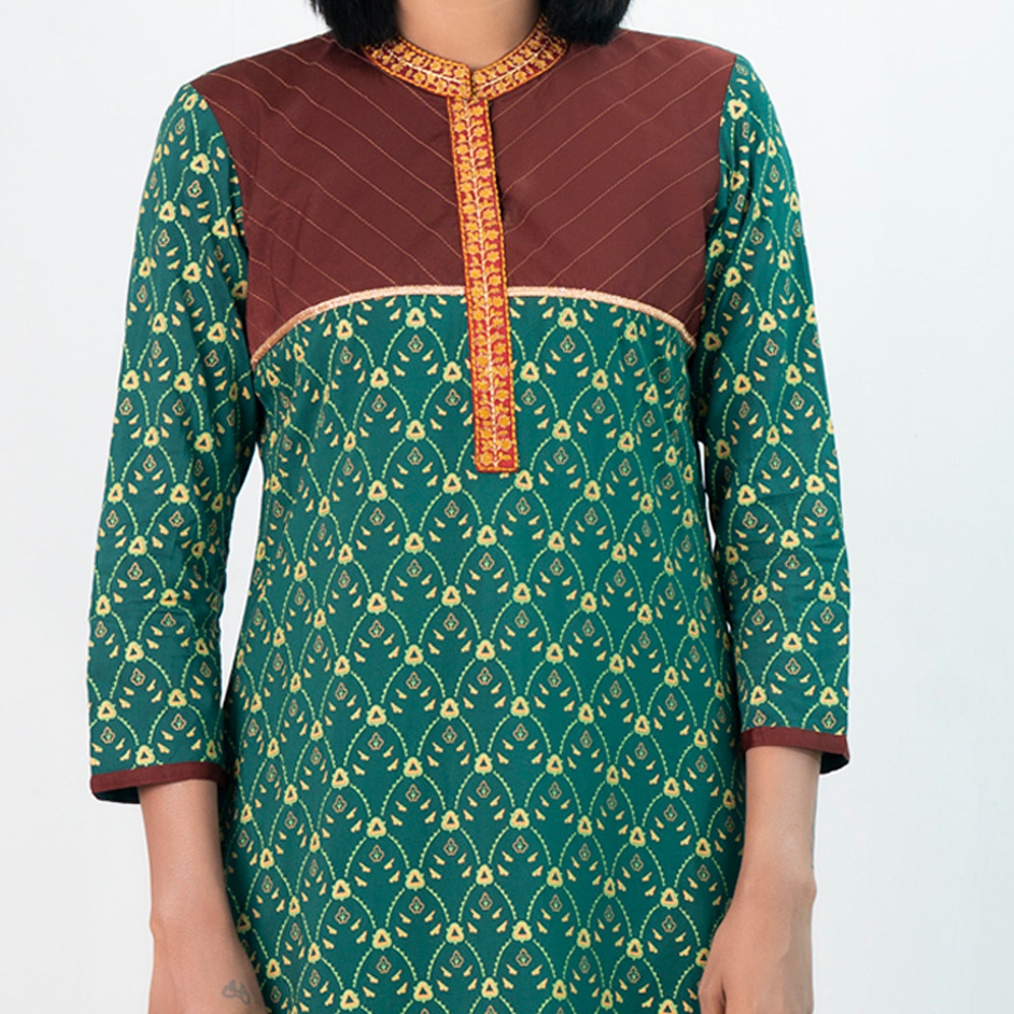 Ladies Kurti- Green