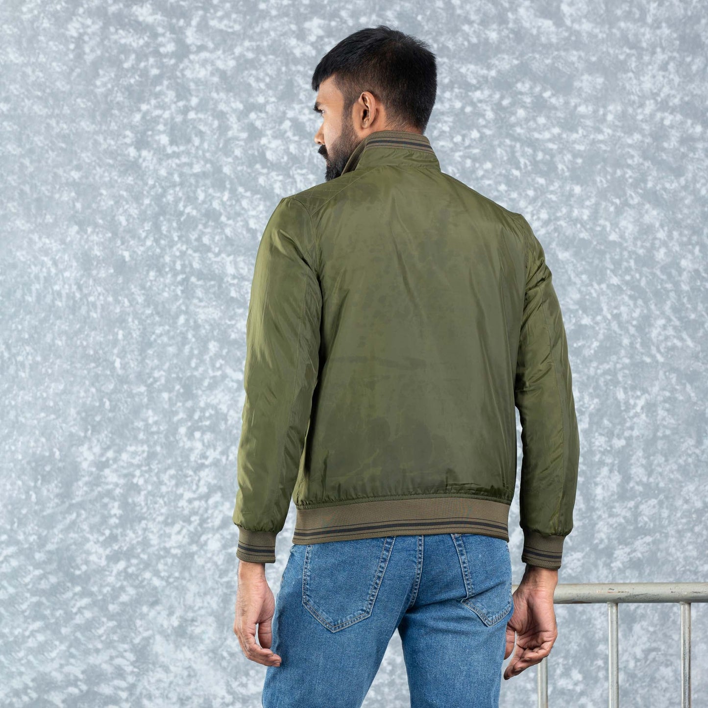 Mens Bomber- Olive